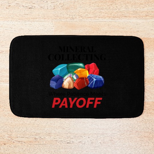Crystal Collecting Rock Hunting Mineral Collector Bath Mats