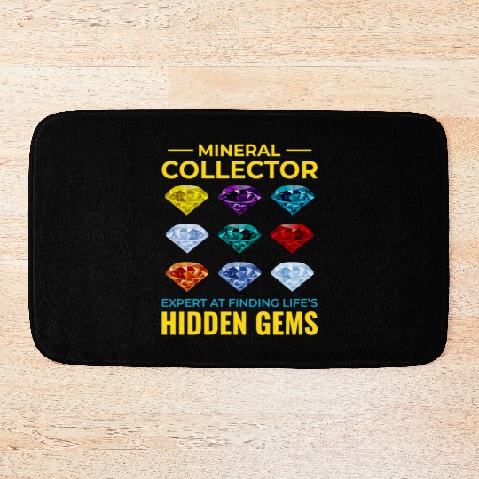 Crystal Collecting Rock Hunting Mineral Collector Bath Mats