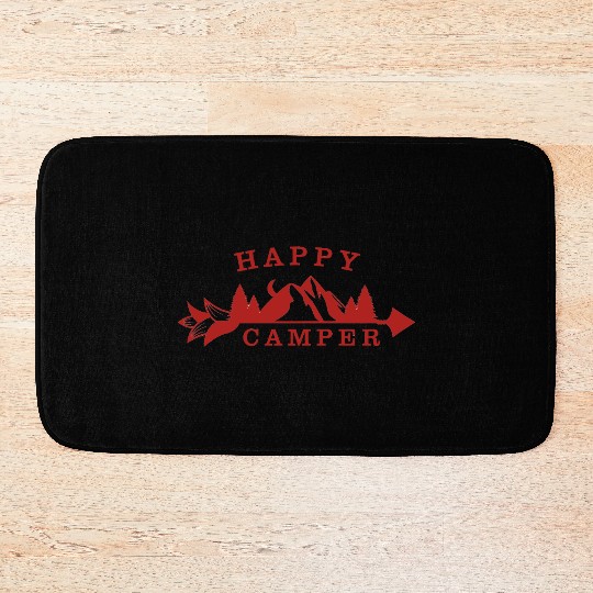 Happy Camper - Camping Lover Bath Mats