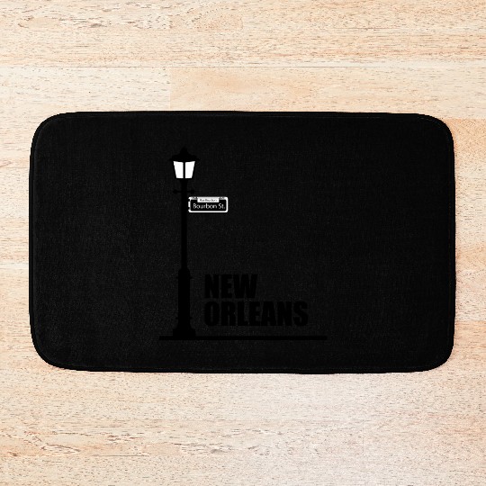 New Orleans - Bourbon Street Bath Mats