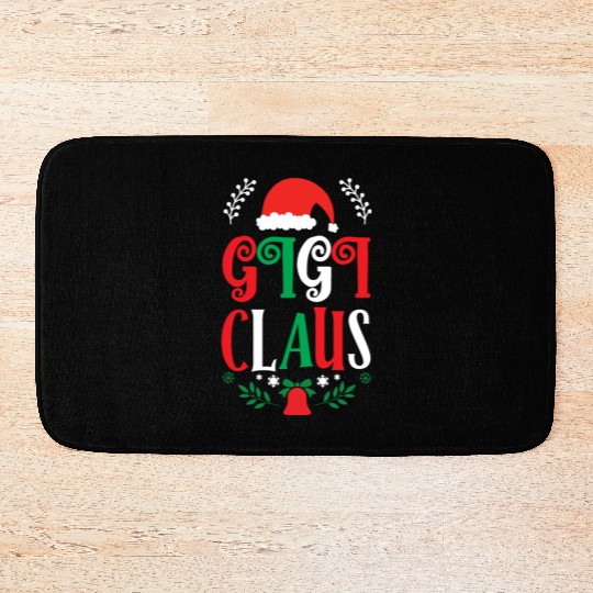 Gigi Claus Christmas Family Group Matching Pajama Bath Mats