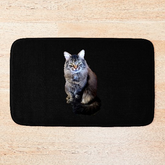Indie the Cute Cat Bath Mats