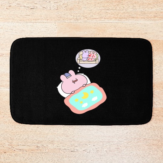 Dreamy Pink Romantic Dreams Bath Mats