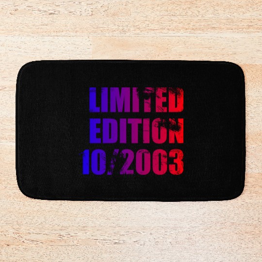 21st birthday Limited Edition 10/2003 Bath Mats