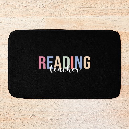 Reading Teacher Book Reading Read Bath Mats