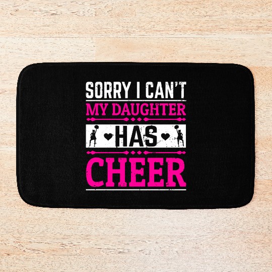My Daughter Cheer Mom Cheerleading Mother's Day Bath Mats