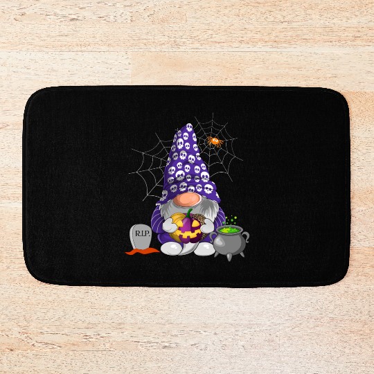 Halloween Gnomes, Happy Halloween Bath Mats