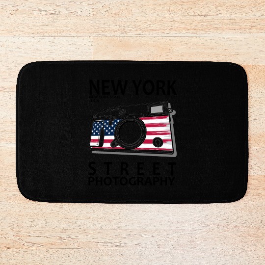 New York Street Photography Bath Mats