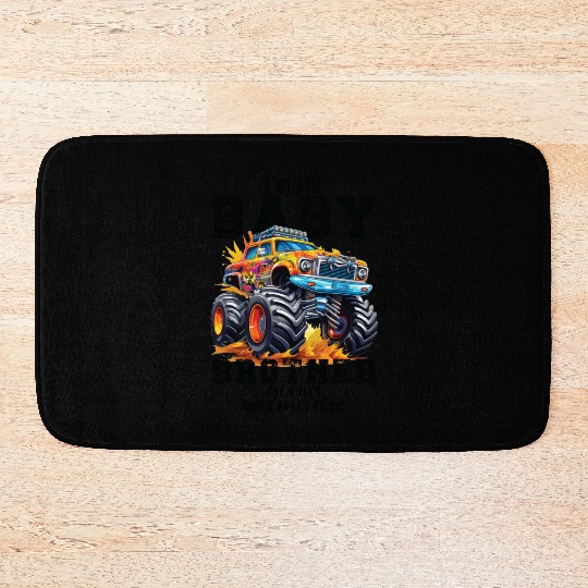 I'm The Baby Brother Family Reunion Mode Boys Trip Bath Mats