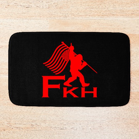 Bigfoot FKH Flag LIKE US ON FACEBOOK # Bath Mats