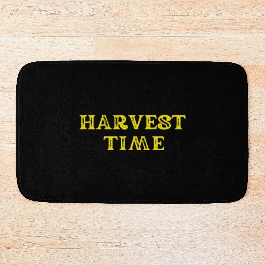 Harvest Time Seasonal Art Design Bath Mats
