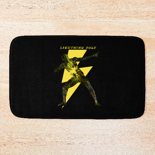 Lightning Bolt ( Back ) Bath Mats