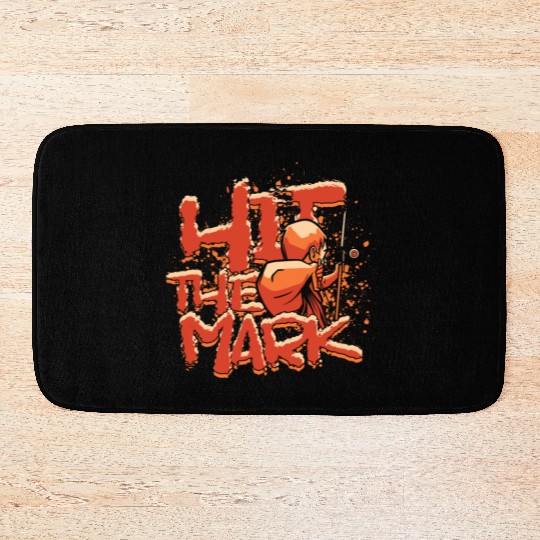 Archery Archer Hit the Mark Bath Mats