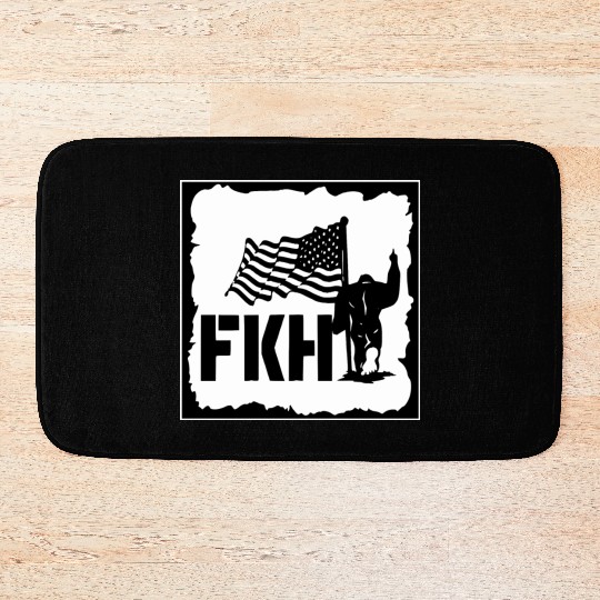 Bigfoot FKH Flag LIKE US ON FACEBOOK # Bath Mats