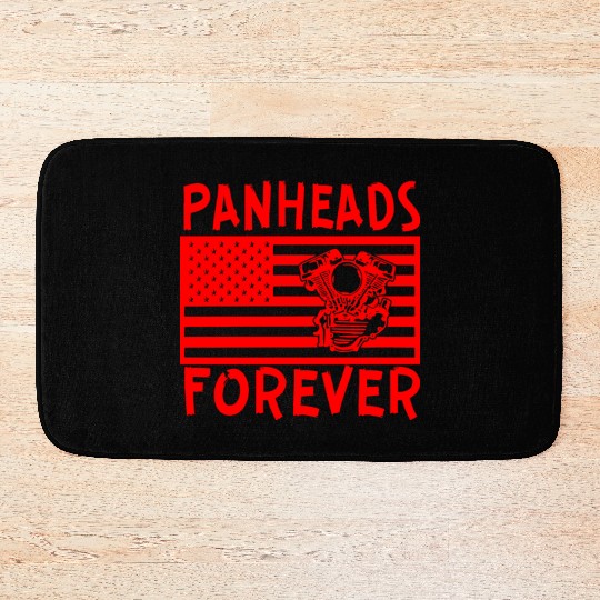 Panheads Forever LIKE US ON FACEBOOK Bath Mats