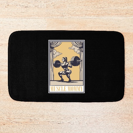 Tarot Cards Muscle Mommy for Strength & Bath Mats