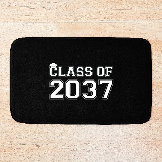 Class Of 2037 Pre K Grow With Me Graduation Bath Mats