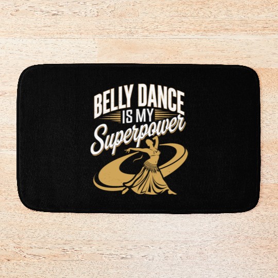 Tribal Fusion Rhythmic Dance Art For Belly Dance Bath Mats
