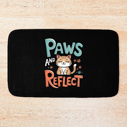 Paws And Reflect Yoga Mediation Cat Paws And Bath Mats