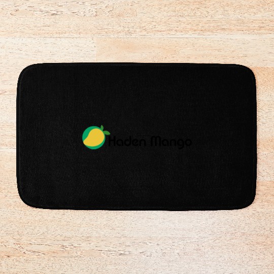 Green Mango Logo Design Bath Mats