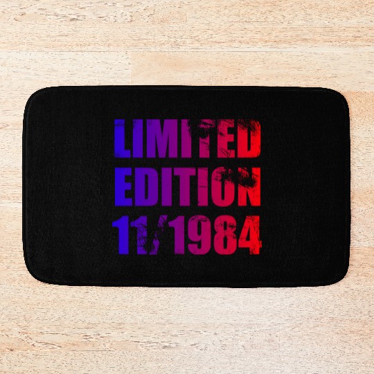 40th birthday Limited Edition 11/1984 Bath Mats