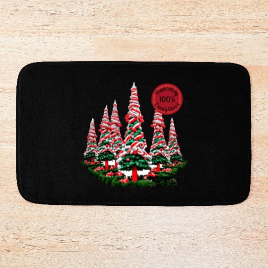 Powered by Candy Canes Bath Mats