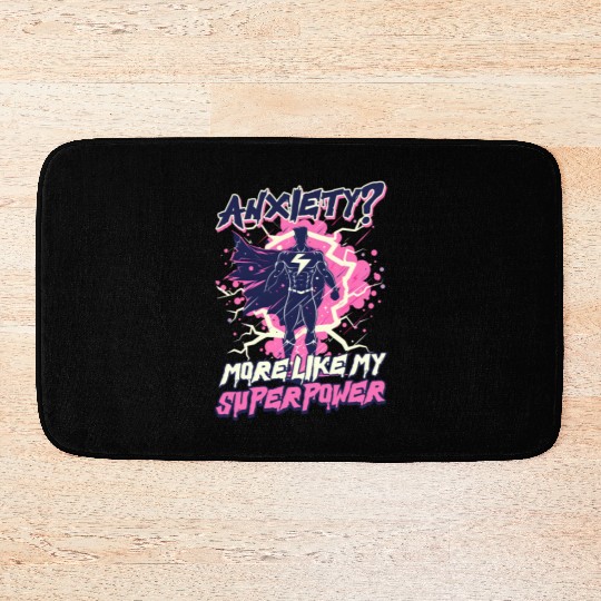 Depression Awareness Anxiety Like My Power Bath Mats