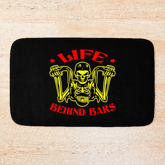 Life Behind Bars Biker LIKE US ON FACEBOOK #USAP Bath Mats