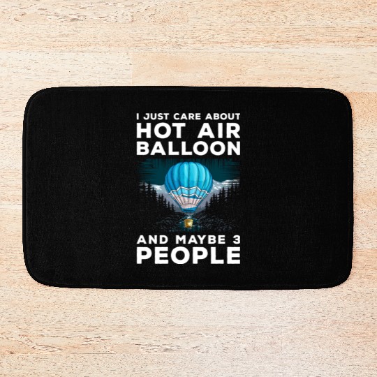 Hot Air Balloon Colors Adventure Bath Mats