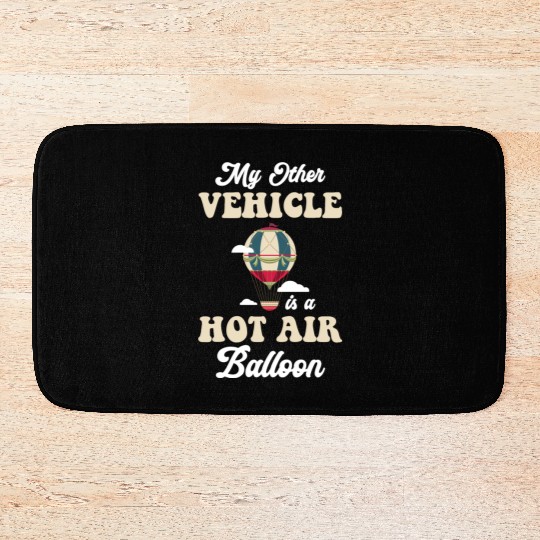 Balloon Flying Fun Adventure Bath Mats