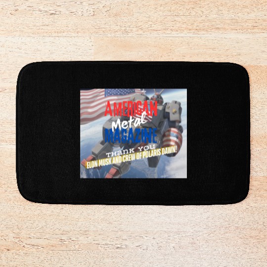 Elon Musk and Polaris Dawn crew A.M.M. 9-12 Bath Mats