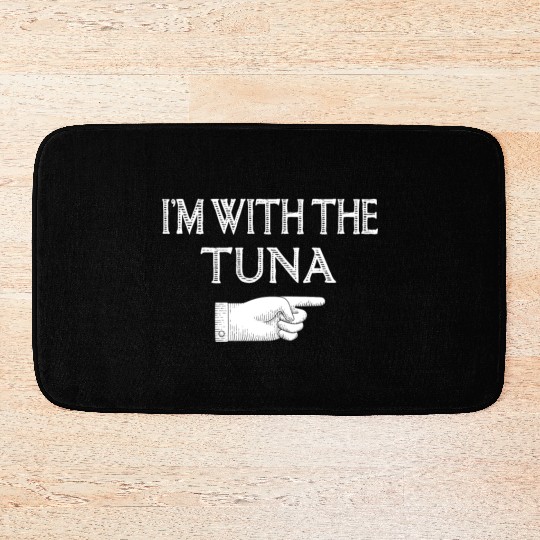 I'm With The Tuna Matching Halloween Costume Party Bath Mats