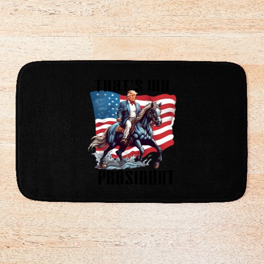 donal trump Bath Mats