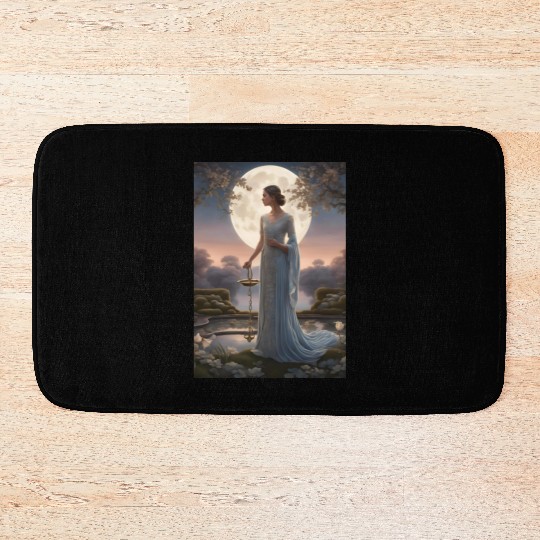 Libra Elegance: Symbol of Balance and Harmony Bath Mats