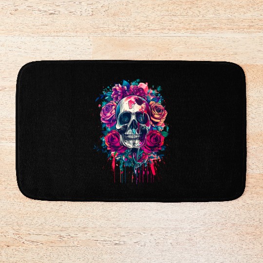 Santa Muerte - Mexican Folk Culture Saint Bath Mats