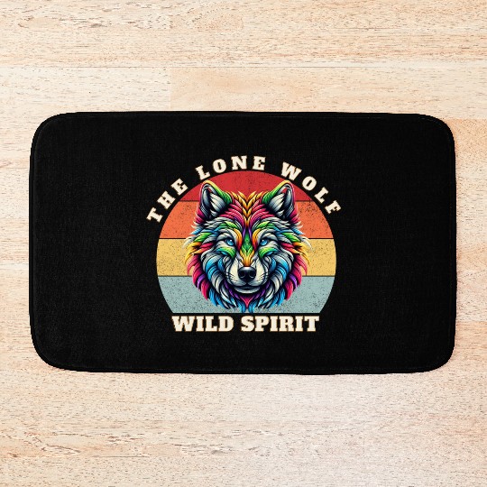 The Lone Wolf Bath Mats