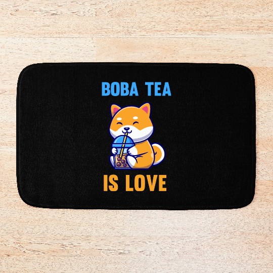 Boba Tea is love Bath Mats
