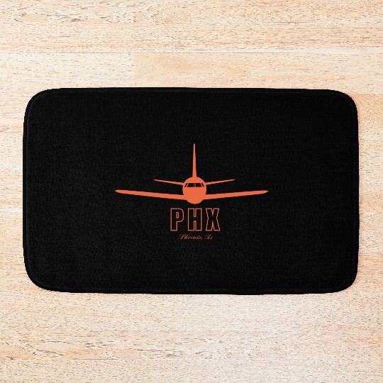 Phoenix Arizonna AZ Airport Code PHX Bath Mats