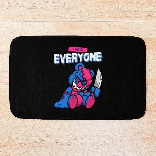 I Hate Everyone | Sarcastic Bath Mats