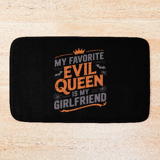 My Favorite Evil Queen Is My Girlfriend Bath Mats