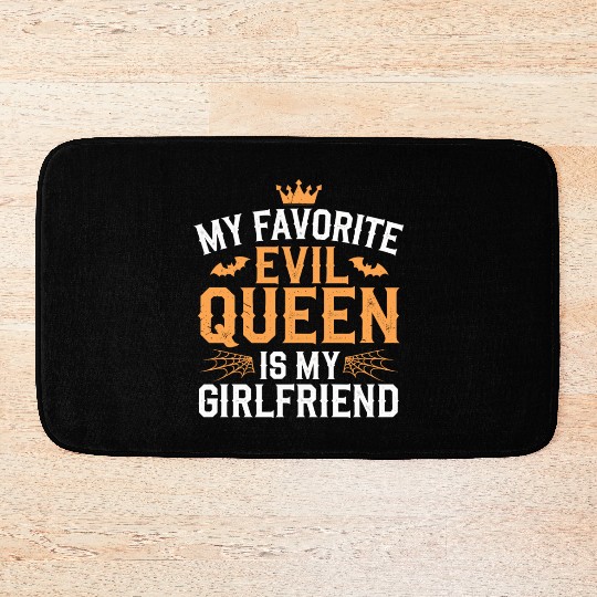 My Favorite Evil Queen Is My Girlfriend Bath Mats