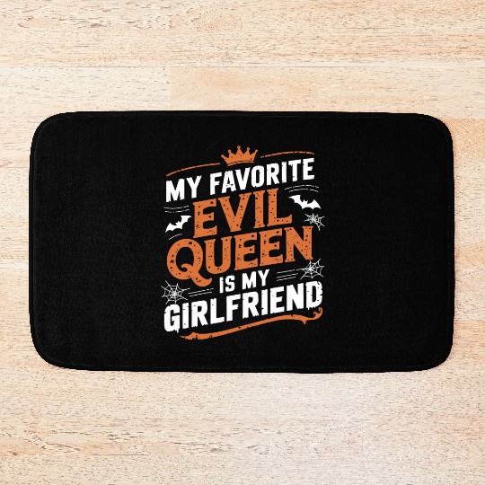 My Favorite Evil Queen Is My Girlfriend Bath Mats