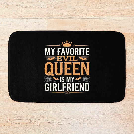 My Favorite Evil Queen Is My Girlfriend Bath Mats