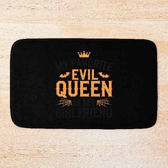My Favorite Evil Queen Is My Girlfriend Bath Mats