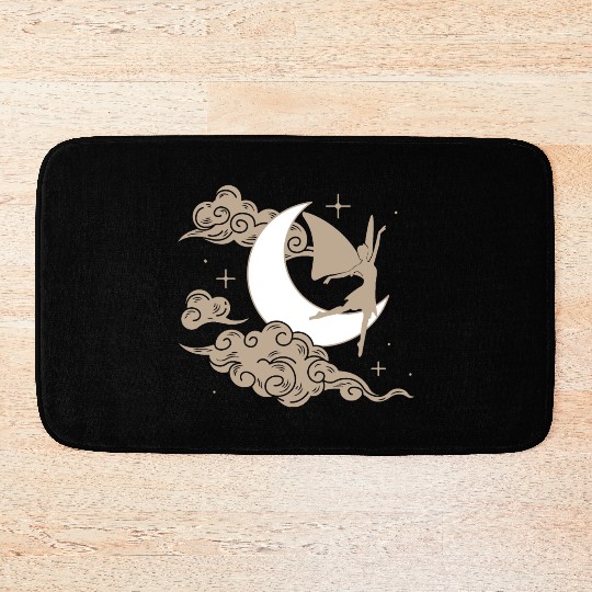 Spread Your Wings in the Air Celestial Angles Bath Mats