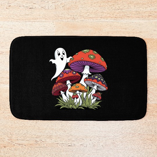 Bath Mats mushrooms halloween