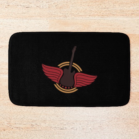 Guitar image Bath Mats
