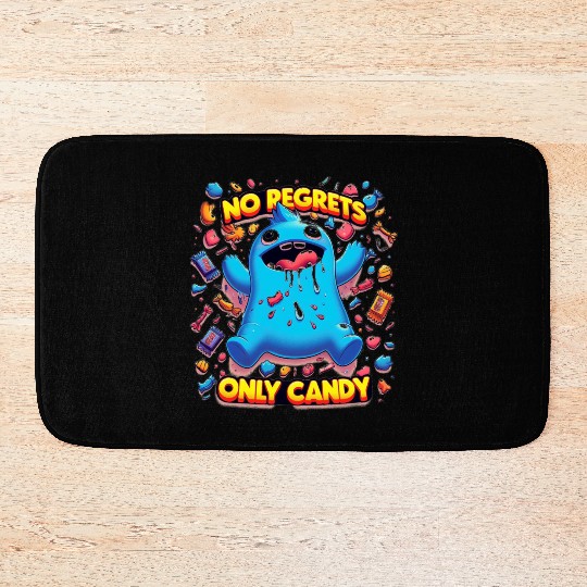 No Regrets Only Candy Bath Mats