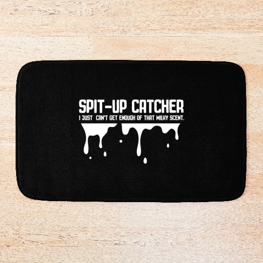 Spit Up Catcher Newborn Dad Joke Burp Bath Mats
