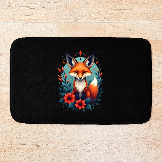 Boho Fox: Wild and Wise Bath Mats